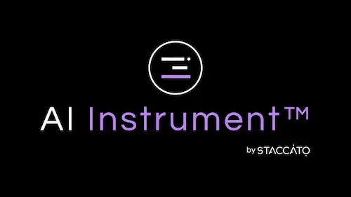 Logo for Staccato's AI Instrument