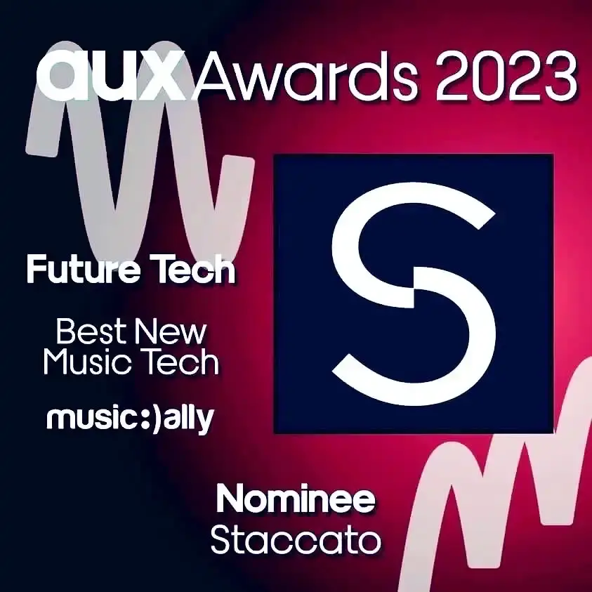 Aux Awards Image Staccato Nominated Best Tech Startup